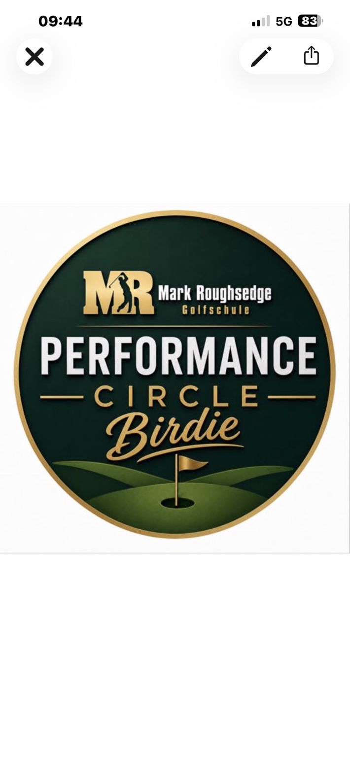 Performance Circle Birdie Logo der Mark Roughsedge Golfschule